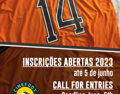 CINEFOOT 14 INSCRIÇÕES ABERTAS REGISTRATION