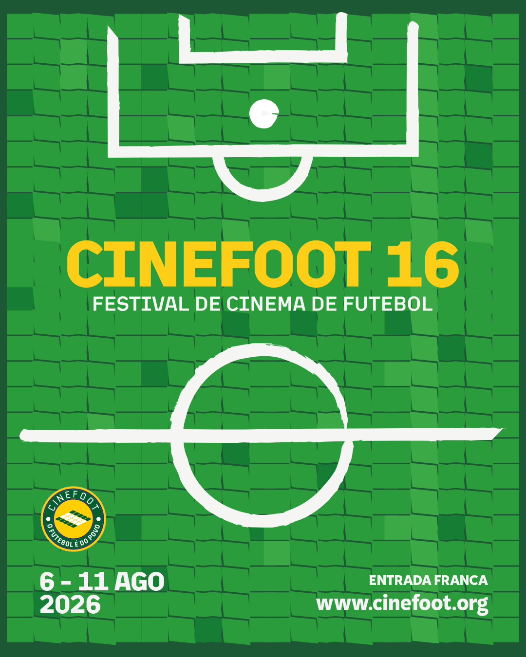 CINEFOOT-16. A GRANDE FESTA DO CINEMA DE FUTEBOL COMEÇA EM AGOSTO.